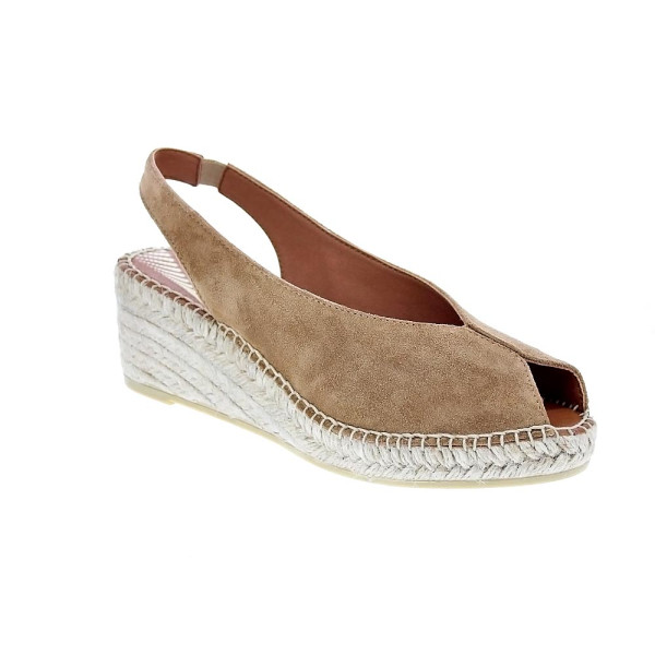 Alpargatas Viguera zapatos Mujer modelo Vitelo Marrón 