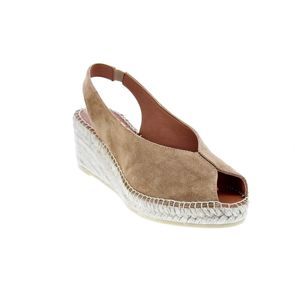 Alpargatas Viguera zapatos Mujer modelo Vitelo Marrón 