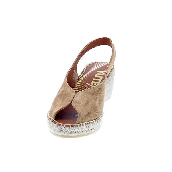 Alpargatas Viguera zapatos Mujer modelo Vitelo Marrón 