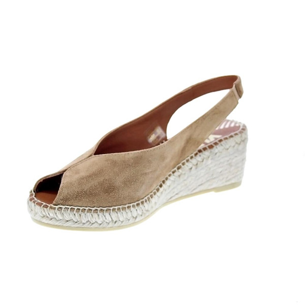 Alpargatas Viguera zapatos Mujer modelo Vitelo Marrón 