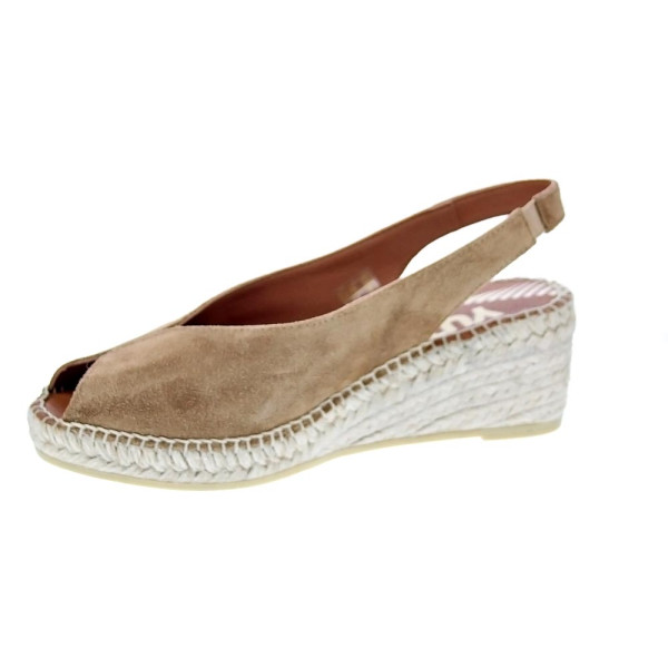 Alpargatas Viguera zapatos Mujer modelo Vitelo Marrón 