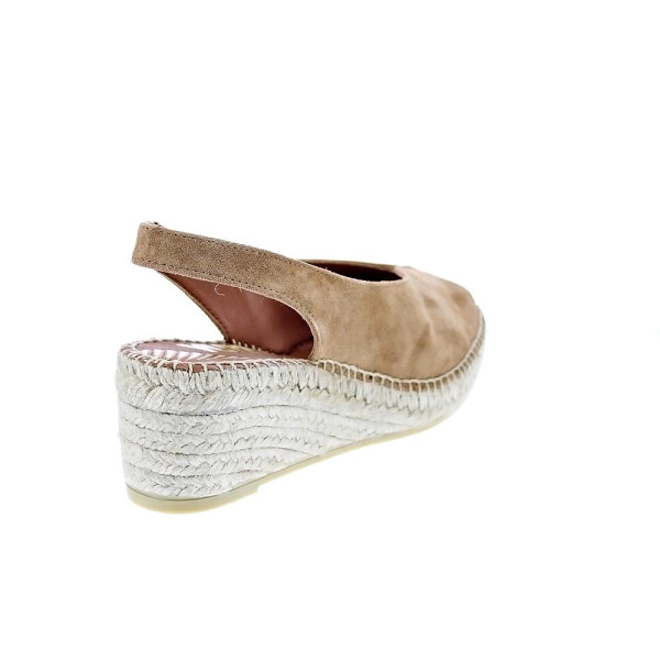 Alpargatas Viguera zapatos Mujer modelo Vitelo Marrón 