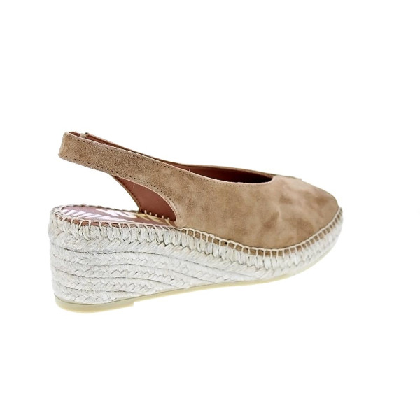 Alpargatas Viguera zapatos Mujer modelo Vitelo Marrón 