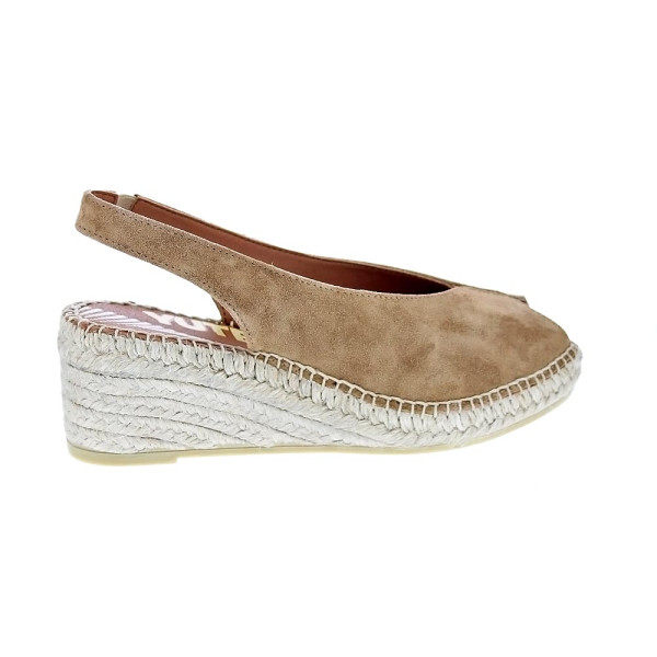 Alpargatas Viguera zapatos Mujer modelo Vitelo Marrón 