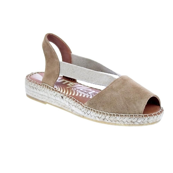 Alpargatas Viguera zapatos Mujer modelo Vitelo Marrón 