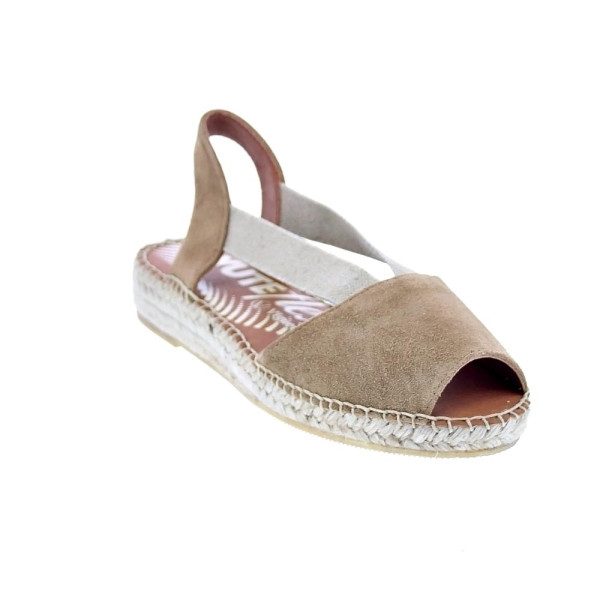 Alpargatas Viguera zapatos Mujer modelo Vitelo Marrón 