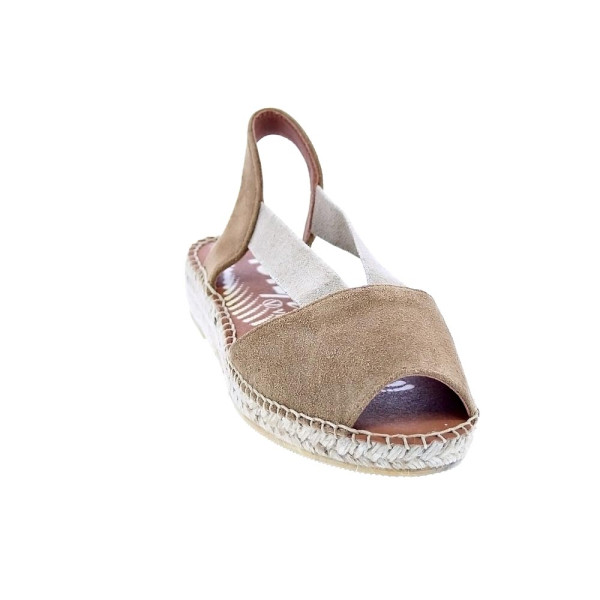 Alpargatas Viguera zapatos Mujer modelo Vitelo Marrón 