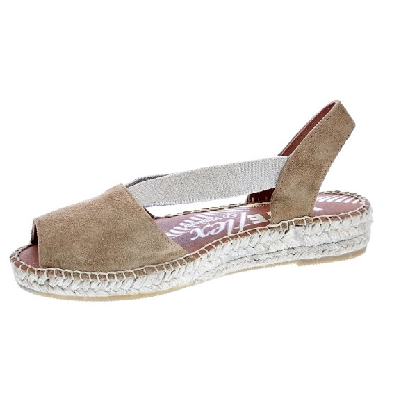 Alpargatas Viguera zapatos Mujer modelo Vitelo Marrón 