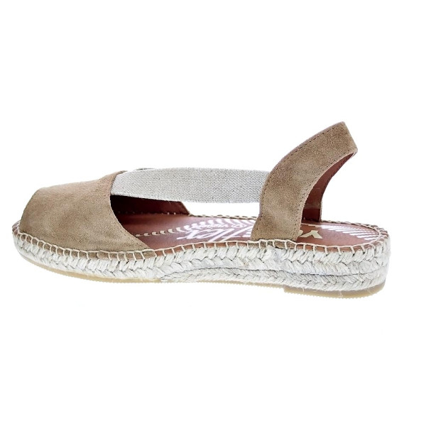 Alpargatas Viguera zapatos Mujer modelo Vitelo Marrón 