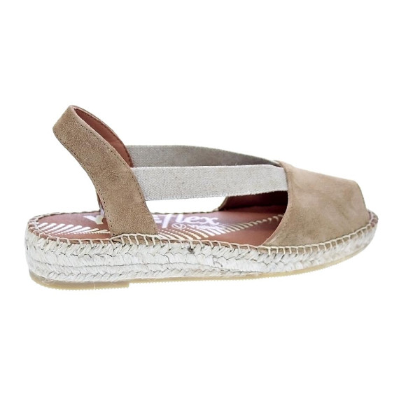 Alpargatas Viguera zapatos Mujer modelo Vitelo Marrón 