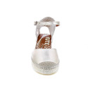 Alpargatas Viguera zapatos Mujer modelo Elista Beige Hebillas
