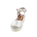 Alpargatas Viguera zapatos Mujer modelo Elista Beige Hebillas