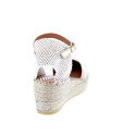 Alpargatas Viguera zapatos Mujer modelo Elista Beige Hebillas