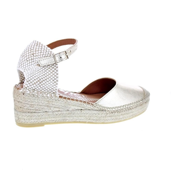 Alpargatas Viguera zapatos Mujer modelo Elista Beige Hebillas