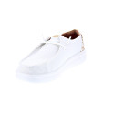 Mocasines Hey Dude zapatos Mujer modelo Wendy Rise Animal Blanco Elástico