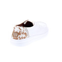 Mocasines Hey Dude zapatos Mujer modelo Wendy Rise Animal Blanco Elástico