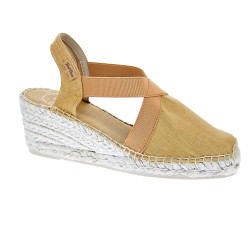 Alpargatas Toni Pons zapatos Mujer modelo Ter Marrón Elástico 2