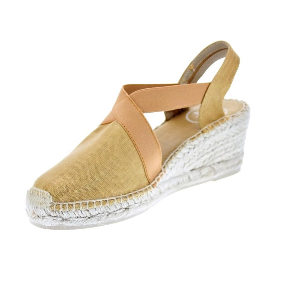 Alpargatas Toni Pons zapatos Mujer modelo Ter Marrón Elástico