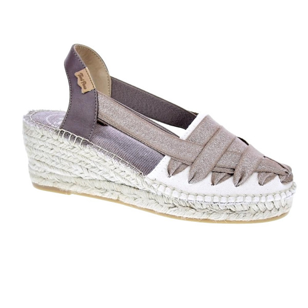 Alpargatas Toni Pons zapatos Mujer modelo Tracy Marrón Elástico