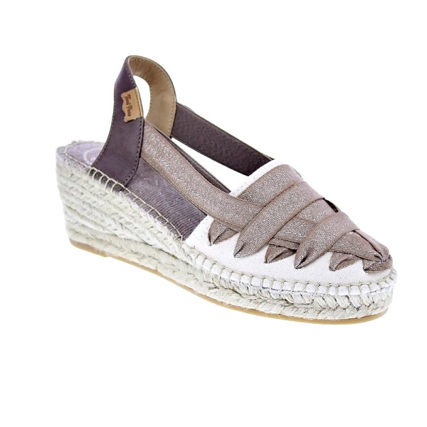 Alpargatas Toni Pons zapatos Mujer modelo Tracy Marrón Elástico