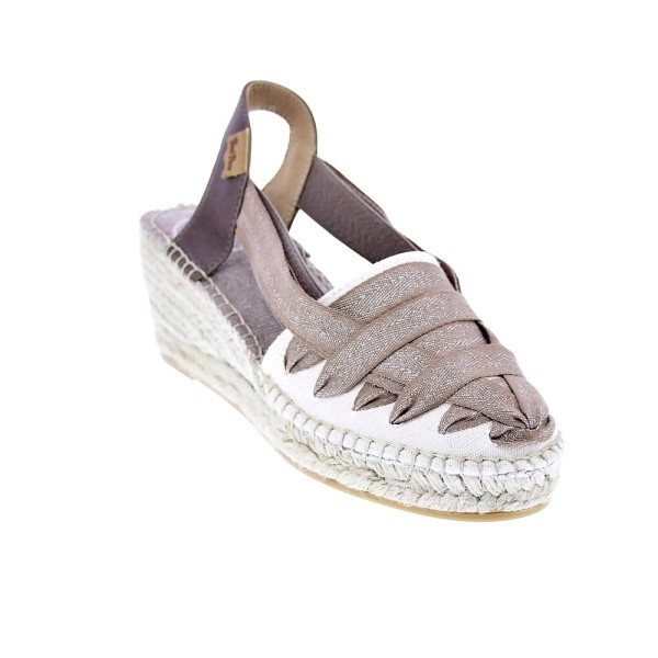 Alpargatas Toni Pons zapatos Mujer modelo Tracy Marrón Elástico