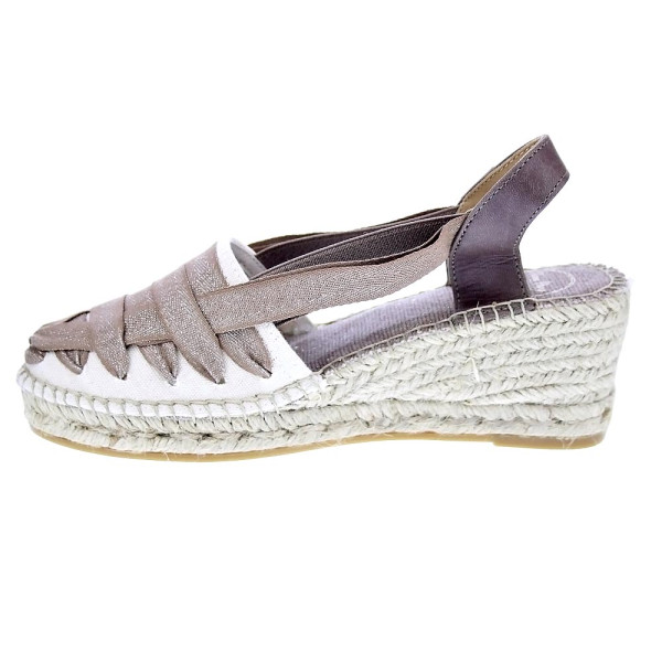 Alpargatas Toni Pons zapatos Mujer modelo Tracy Marrón Elástico