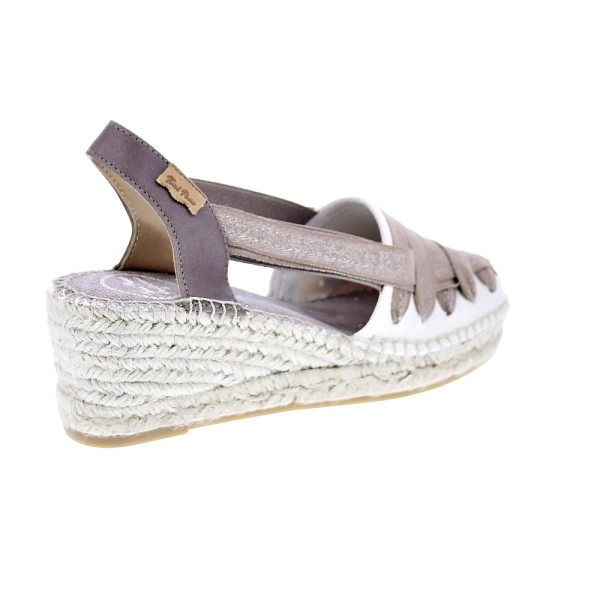 Alpargatas Toni Pons zapatos Mujer modelo Tracy Marrón Elástico