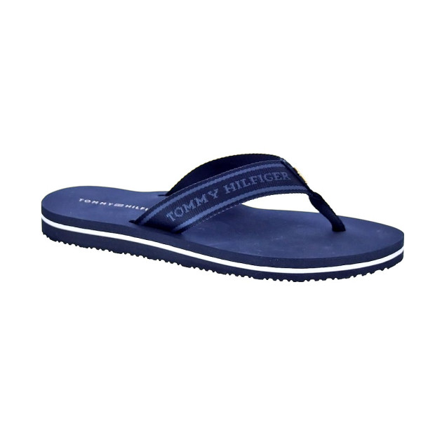 Chanclas Tommy Hilfiger zapatos Mujer modelo Hilfiger Webbing Azul 