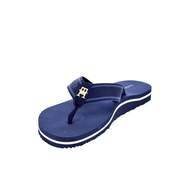Chanclas Tommy Hilfiger zapatos Mujer modelo Hilfiger Webbing Azul 