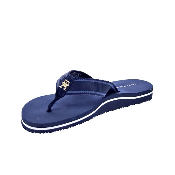 Chanclas Tommy Hilfiger zapatos Mujer modelo Hilfiger Webbing Azul 