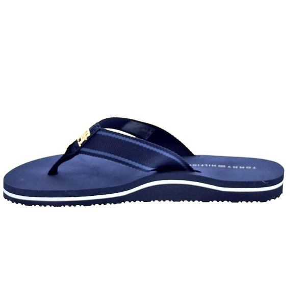 Chanclas Tommy Hilfiger zapatos Mujer modelo Hilfiger Webbing Azul 