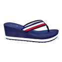 Chanclas Tommy Hilfiger zapatos Mujer modelo Th Corporate Azul 