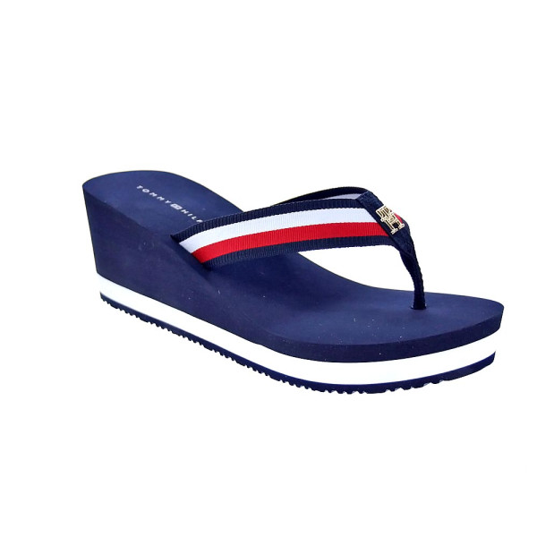Chanclas Tommy Hilfiger zapatos Mujer modelo Th Corporate Azul 