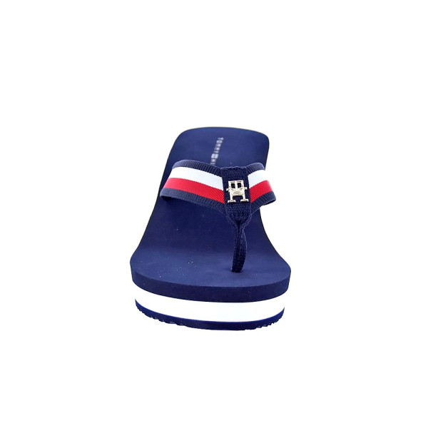 Chanclas Tommy Hilfiger zapatos Mujer modelo Th Corporate Azul 