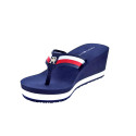 Chanclas Tommy Hilfiger zapatos Mujer modelo Th Corporate Azul 