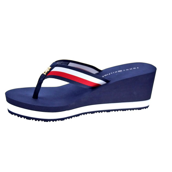 Chanclas Tommy Hilfiger zapatos Mujer modelo Th Corporate Azul 