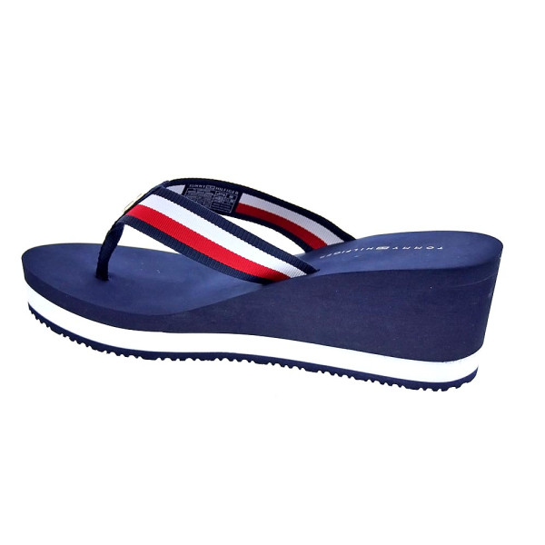 Chanclas Tommy Hilfiger zapatos Mujer modelo Th Corporate Azul 