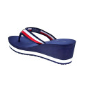 Chanclas Tommy Hilfiger zapatos Mujer modelo Th Corporate Azul 