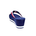 Chanclas Tommy Hilfiger zapatos Mujer modelo Th Corporate Azul 