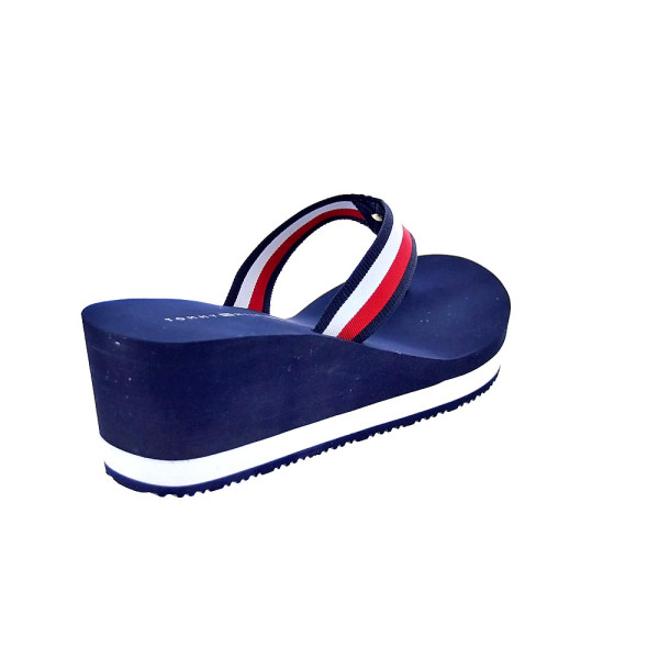 Chanclas Tommy Hilfiger zapatos Mujer modelo Th Corporate Azul 