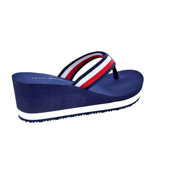 Chanclas Tommy Hilfiger zapatos Mujer modelo Th Corporate Azul 
