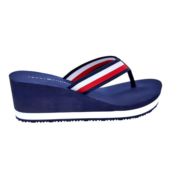 Chanclas Tommy Hilfiger zapatos Mujer modelo Th Corporate Azul 