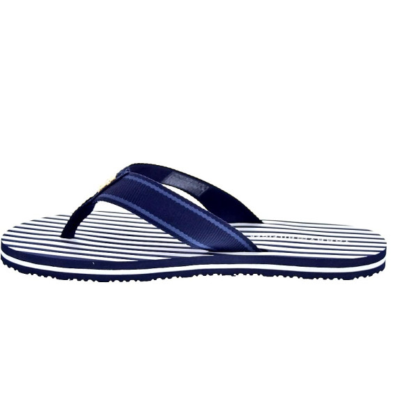 Chanclas Tommy Hilfiger zapatos Mujer modelo Th Stripes Beach Azul 