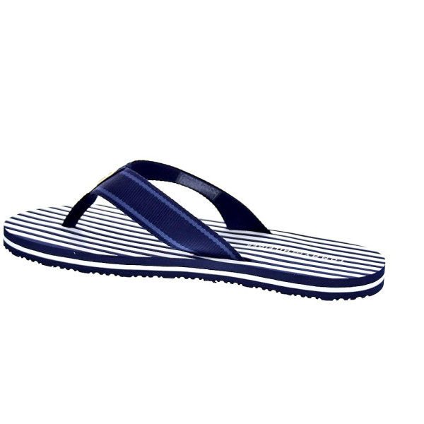 Chanclas Tommy Hilfiger zapatos Mujer modelo Th Stripes Beach Azul 