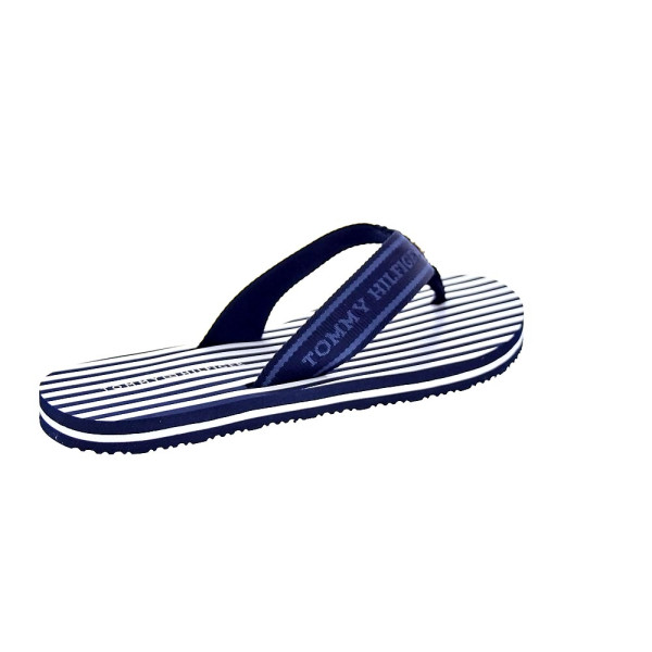 Chanclas Tommy Hilfiger zapatos Mujer modelo Th Stripes Beach Azul 