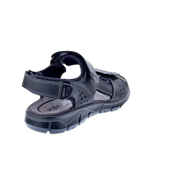 Sandalias Igi zapatos Hombre modelo 7645000 Negro Velcro