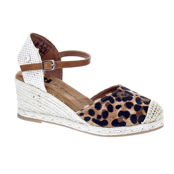 Alpargatas Xti zapatos Mujer modelo 144590 Marrón Hebilla