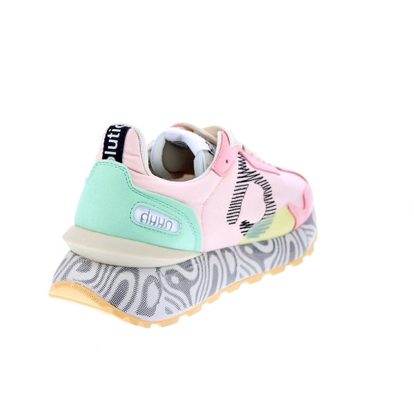Zapatillas Duuo zapatos Mujer modelo Sensei Moon 117 Rosa Cordón