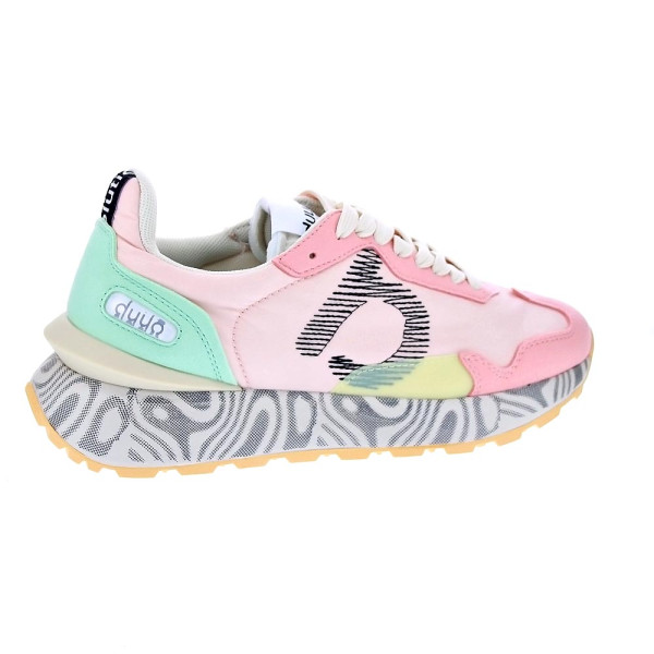 Zapatillas Duuo zapatos Mujer modelo Sensei Moon 117 Rosa Cordón