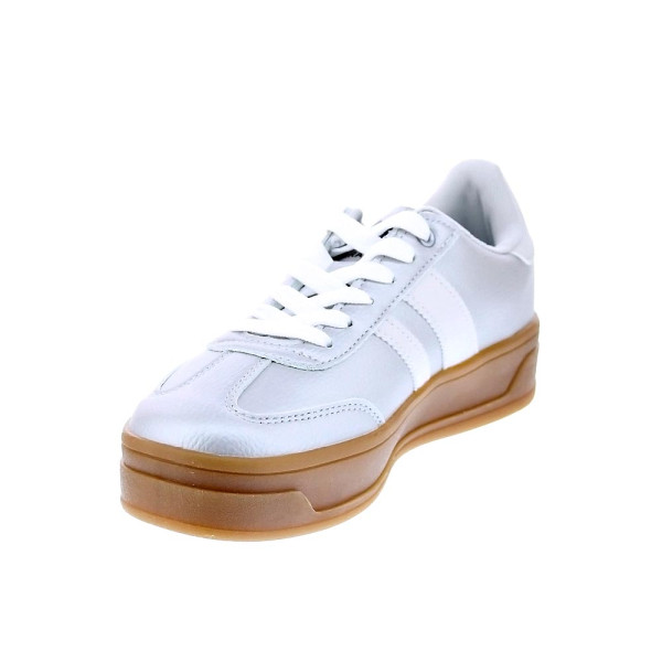 Zapatillas Xti zapatos Mujer modelo 143645 Plata Cordón